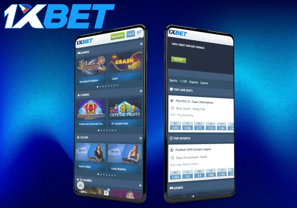 1xBet 모바일 앱의 주요 기능